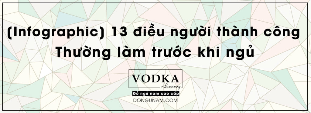 người thành công thường làm trước khi ngủ