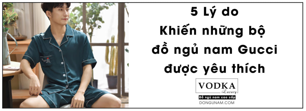 đồ ngủ nam Gucci