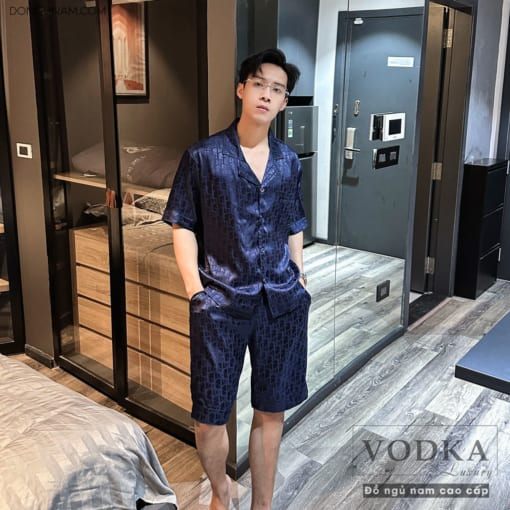 Bộ Đồ Ngủ Pijama Lụa Satin Cao Cấp D02 - Vodka Luxury