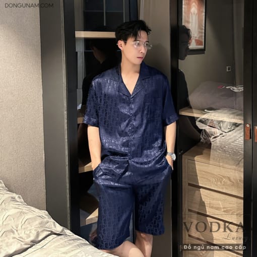 Bộ Đồ Ngủ Pijama Lụa Satin Cao Cấp D02 - Vodka Luxury - Ảnh 2