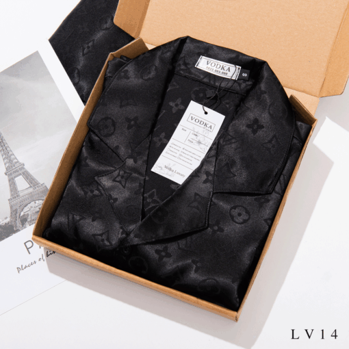 Bộ Đồ Ngủ Pijama Lụa Satin Cao Cấp LV14- Vodka Luxury - Ảnh 4