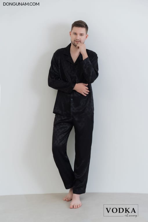 Bộ Đồ Ngủ Pijama Lụa Satin Cao Cấp LV14- Vodka Luxury - Ảnh 11