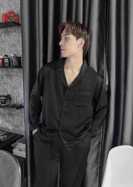 Đồ Ngủ Nam Pijama Lụa Ngọc Trai Cao Cấp T14 - Vodka Luxury - Ảnh 2