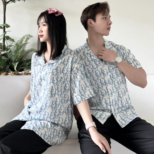 Đồ Ngủ Nam Pijama Chất Lụa Gấm Cao Cấp D36 - VODKA LUXURY