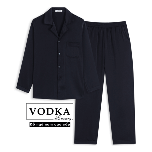 Đồ Ngủ Nam Pijama Lụa Ngọc Trai Cao Cấp T14 - Vodka Luxury - Ảnh 6