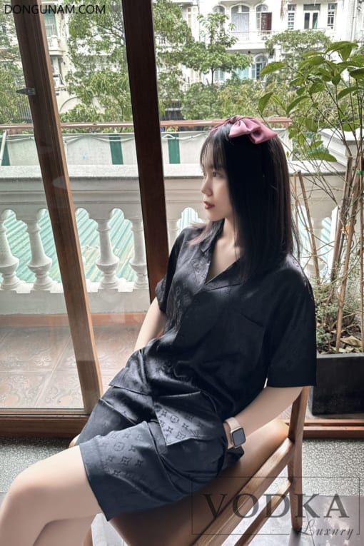 Đồ Ngủ Nam Pijama Vodka Luxury Chất Lụa Gấm Cao Cấp LV04 - Ảnh 6